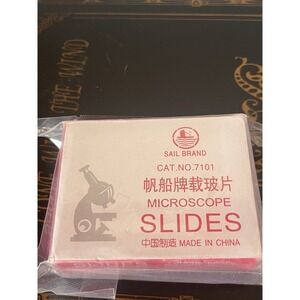 Microscope Slides Clear Glass Round Edges (50‎ Ct.)